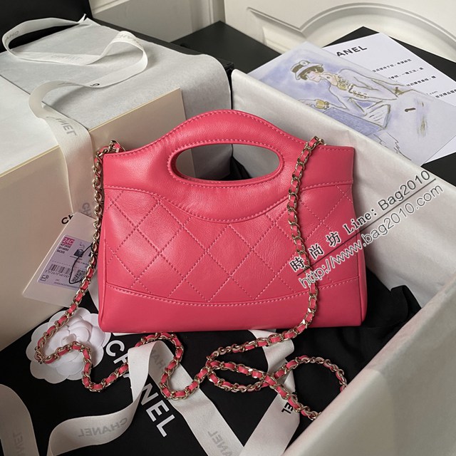 Chanel專櫃新款鏈條單肩斜挎女包 香奈兒24C最新mini31bag橫版AP3656 djc6377